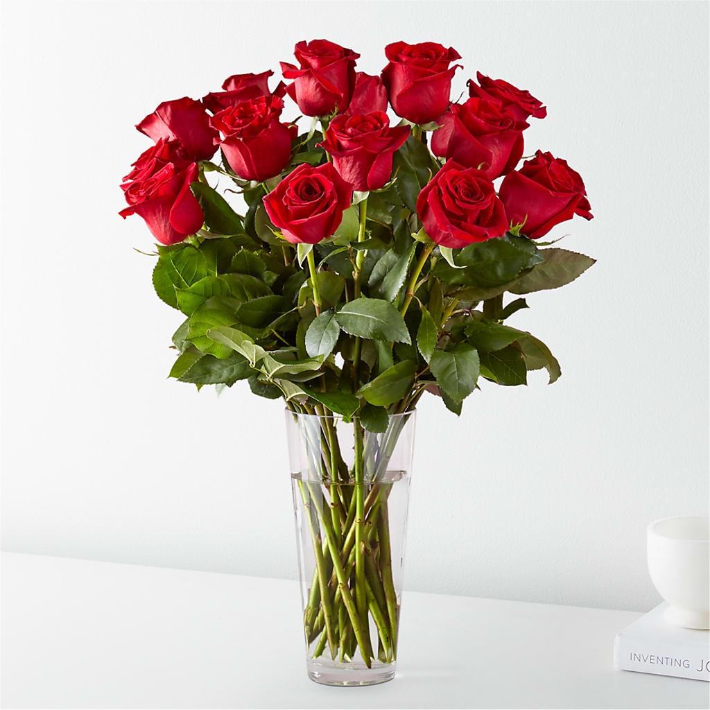 Long Stem Red Rose Bouquet – Waddington Blooms, Waddington NY