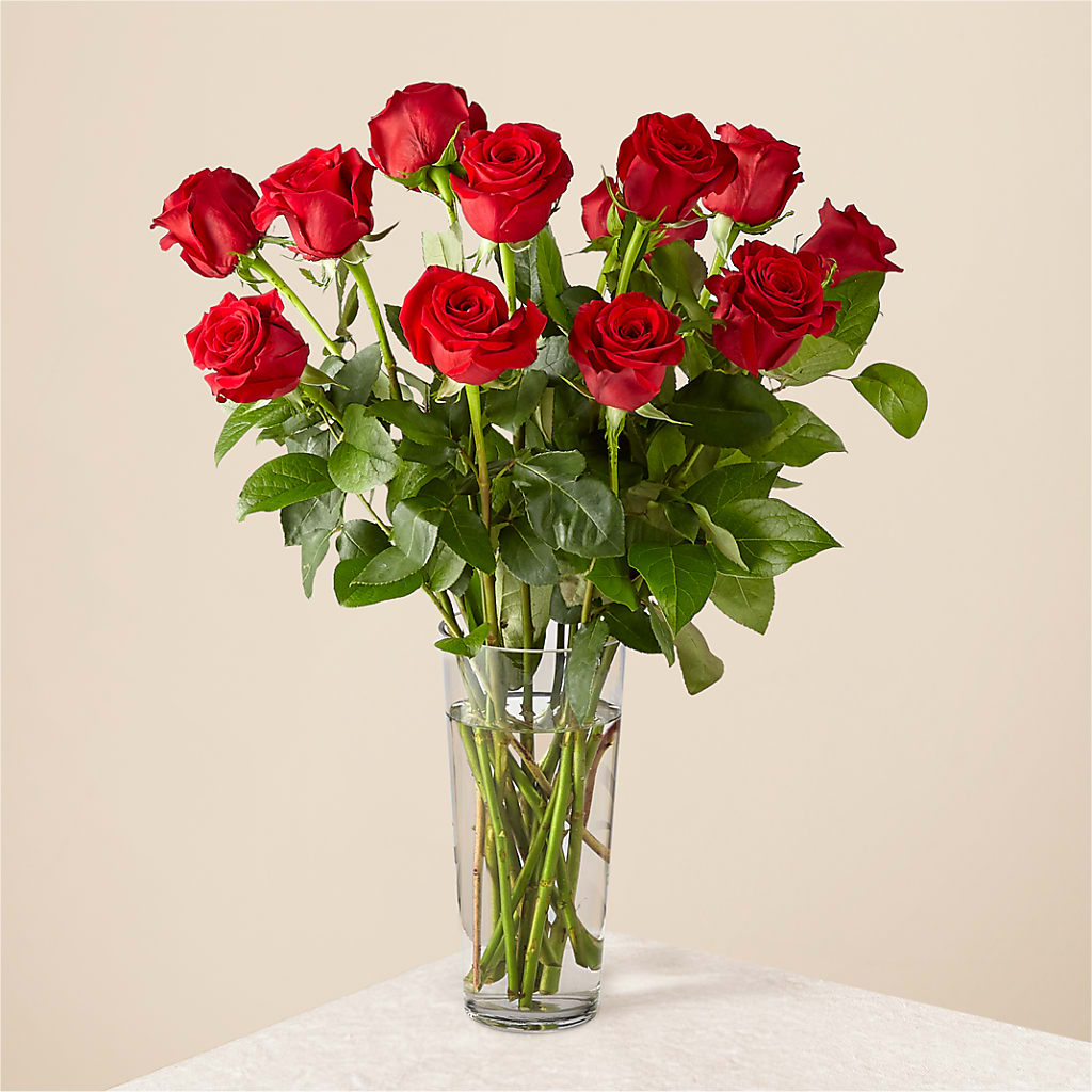 Long Stem Red Rose Bouquet – Waddington Blooms, Waddington NY