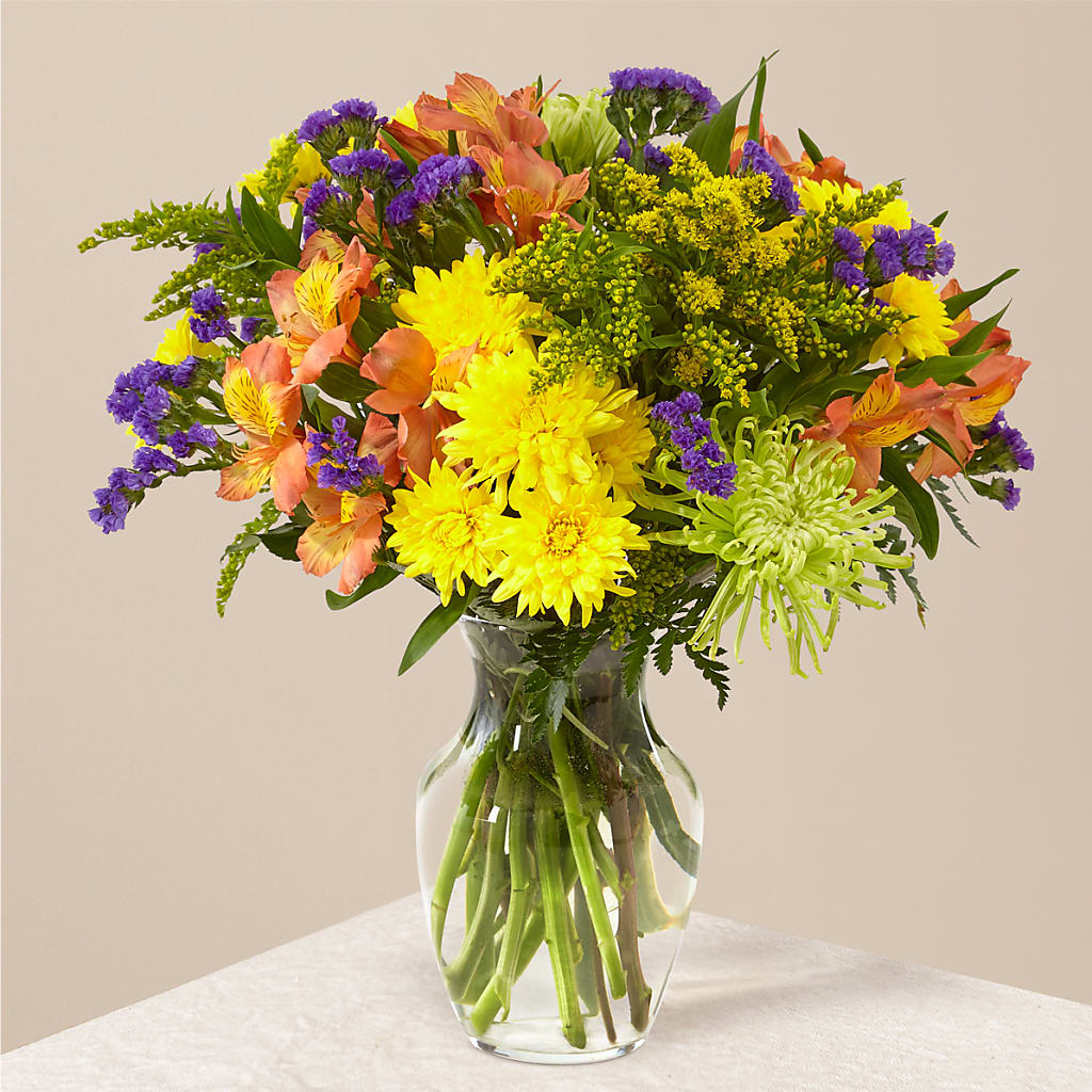 Marmalade Skies Bouquet – Waddington Blooms, Waddington NY