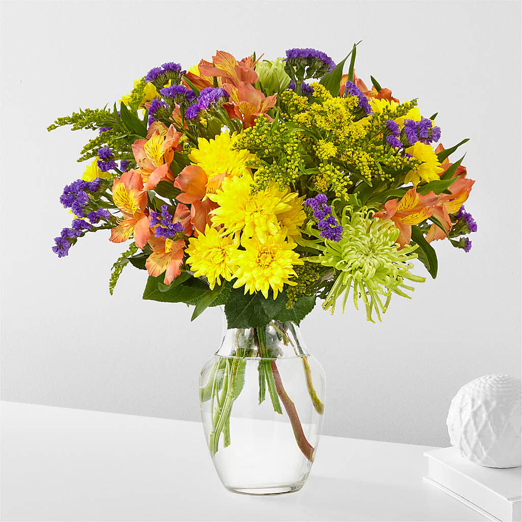 Marmalade Skies Bouquet – Waddington Blooms, Waddington NY