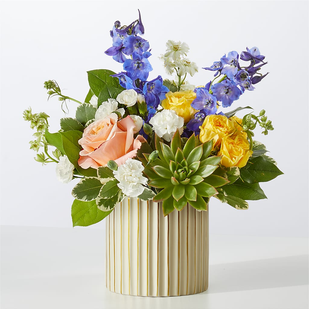 Cobalt Reverie Bouquet – Waddington Blooms, Waddington NY