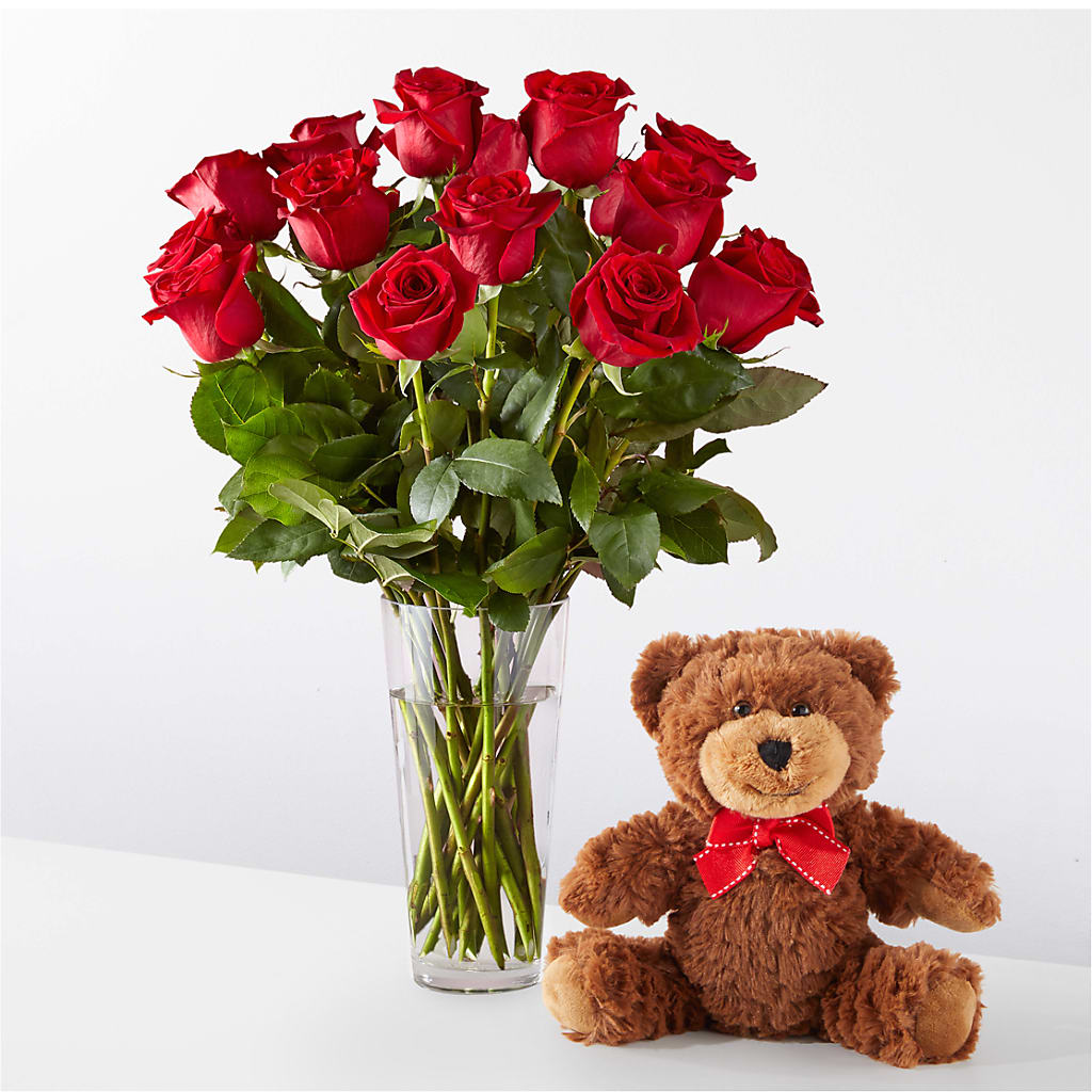 Romantic Long Stem Red Rose Bouquet Bundles – Waddington Blooms, Waddington NY