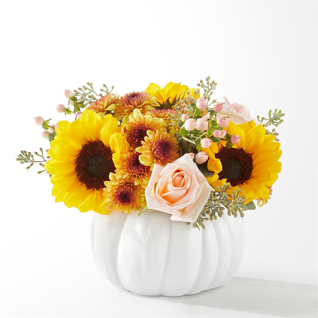 Pumpkin to Talk About Bouquet – Waddington Blooms, Waddington NY