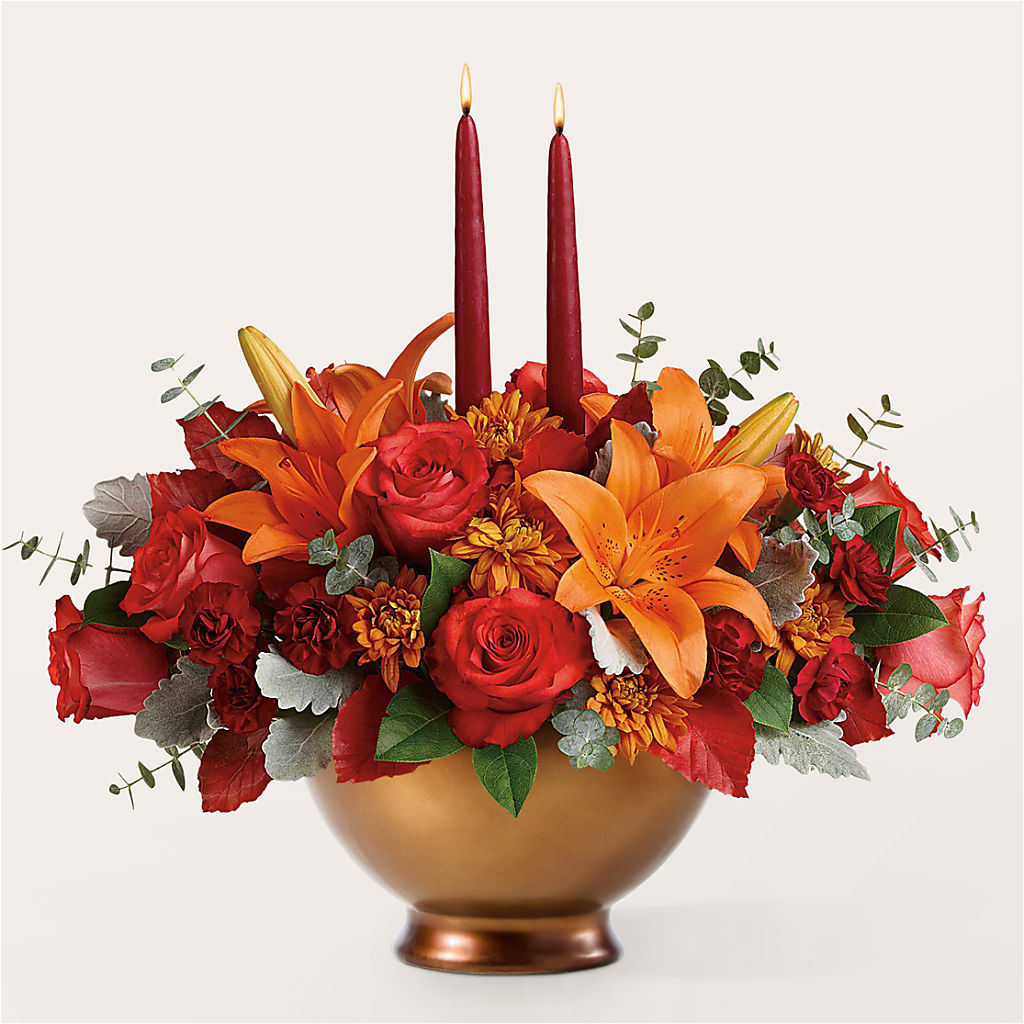 Fruits of Fall Centerpiece – Waddington Blooms, Waddington NY
