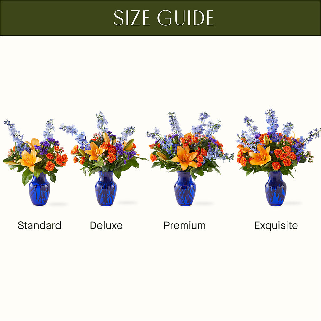 Radiant Citrus Bouquet – Waddington Blooms, Waddington NY