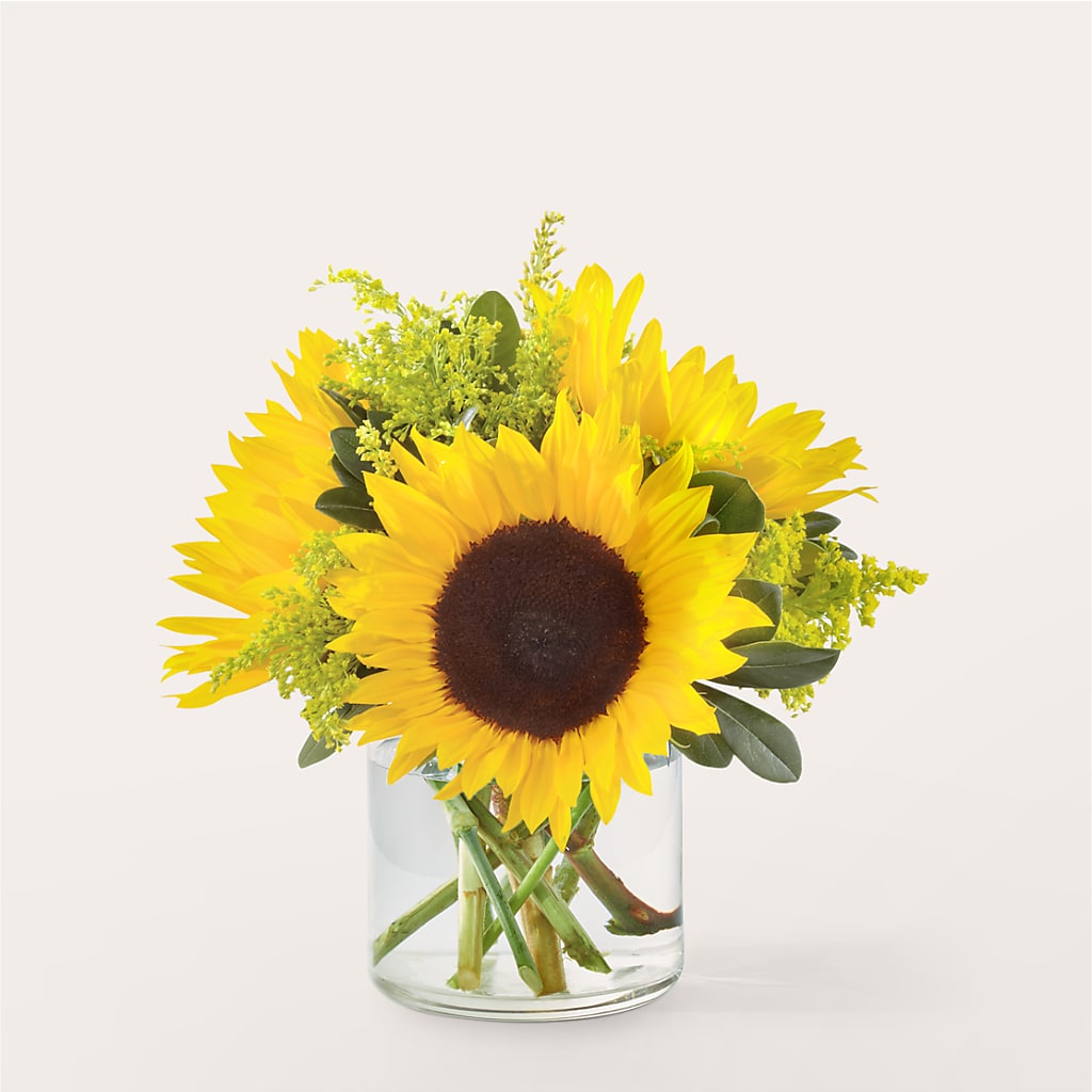 Beaming Sunflower Bouquet – Waddington Blooms, Waddington NY