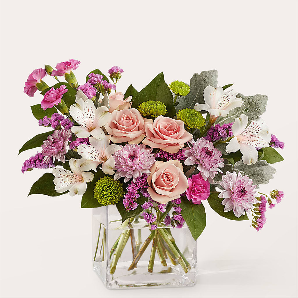 Pink Suede Bouquet – Waddington Blooms, Waddington NY