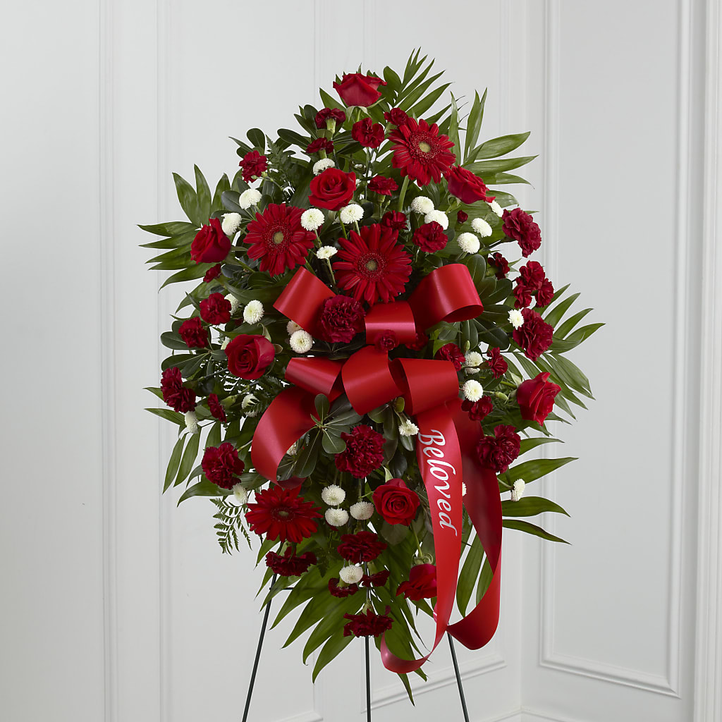 Treasured Memories Standing Spray – Waddington Blooms, Waddington NY