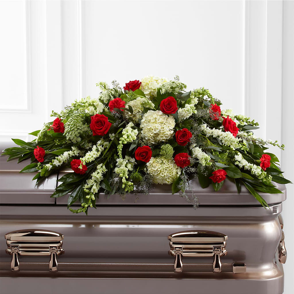 Sincerity Casket Spray – Waddington Blooms, Waddington NY