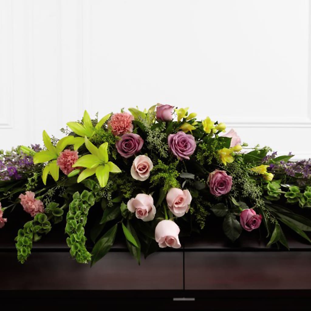 Forever Beloved Casket Spray – Waddington Blooms, Waddington NY