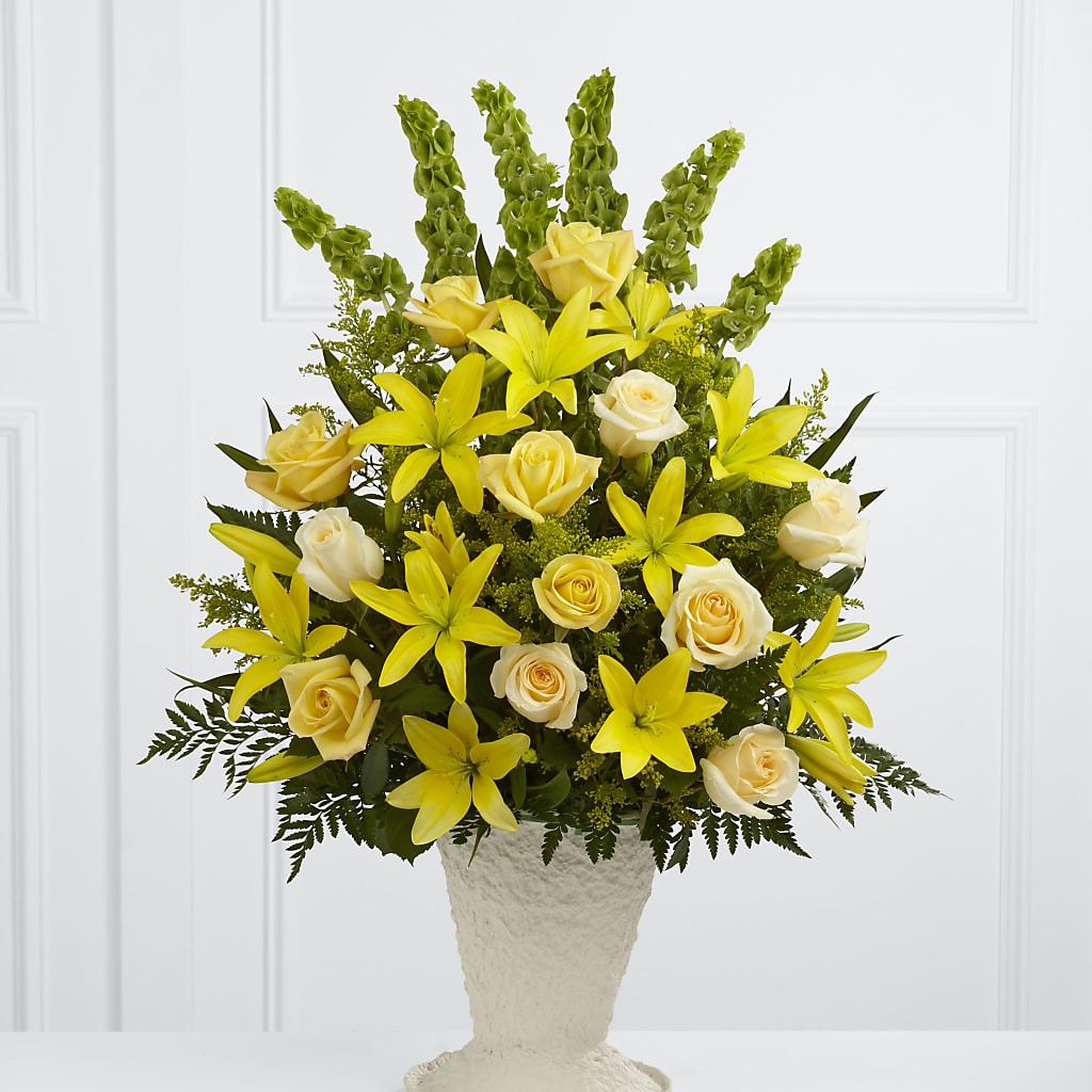 Golden Memories Arrangement – Waddington Blooms, Waddington NY