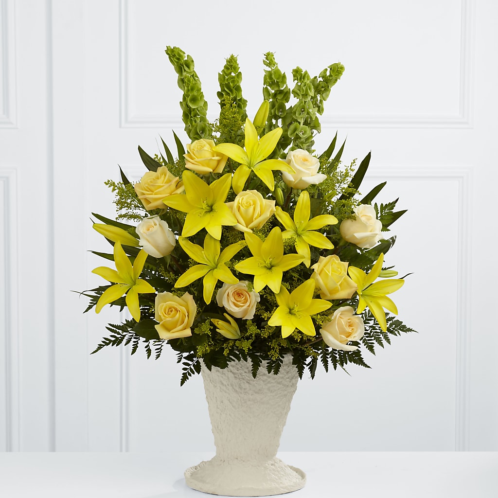 Golden Memories Arrangement – Waddington Blooms, Waddington NY