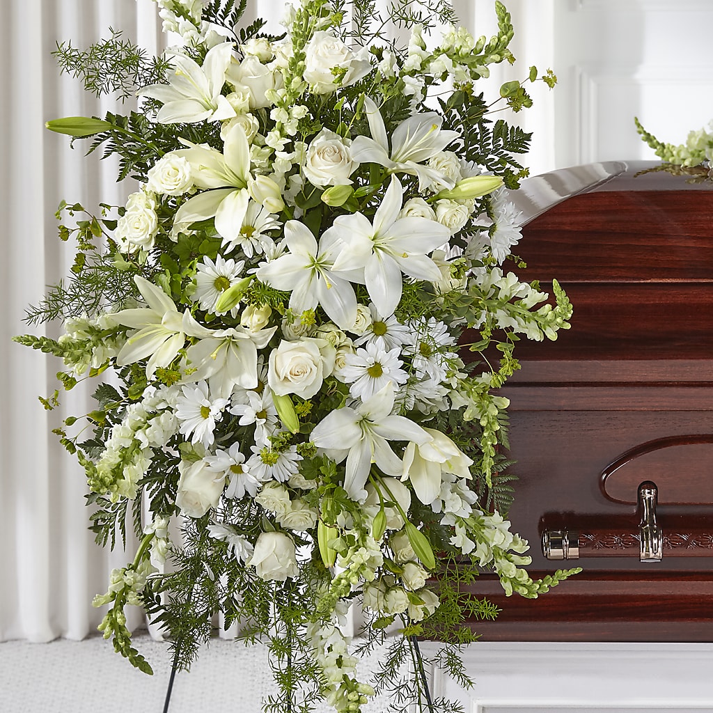 Loving Thoughts Standing Spray – Waddington Blooms, Waddington NY