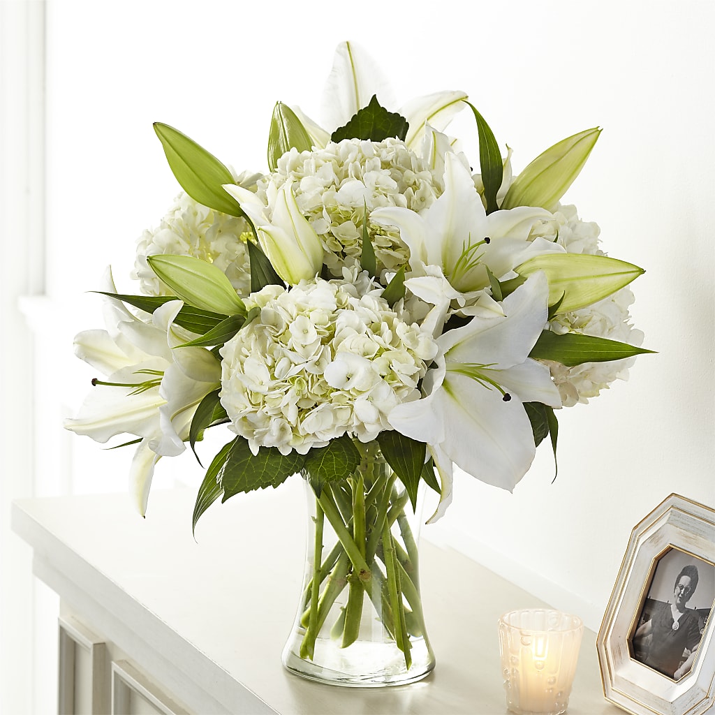 Compassionate Lily Bouquet – Waddington Blooms, Waddington NY