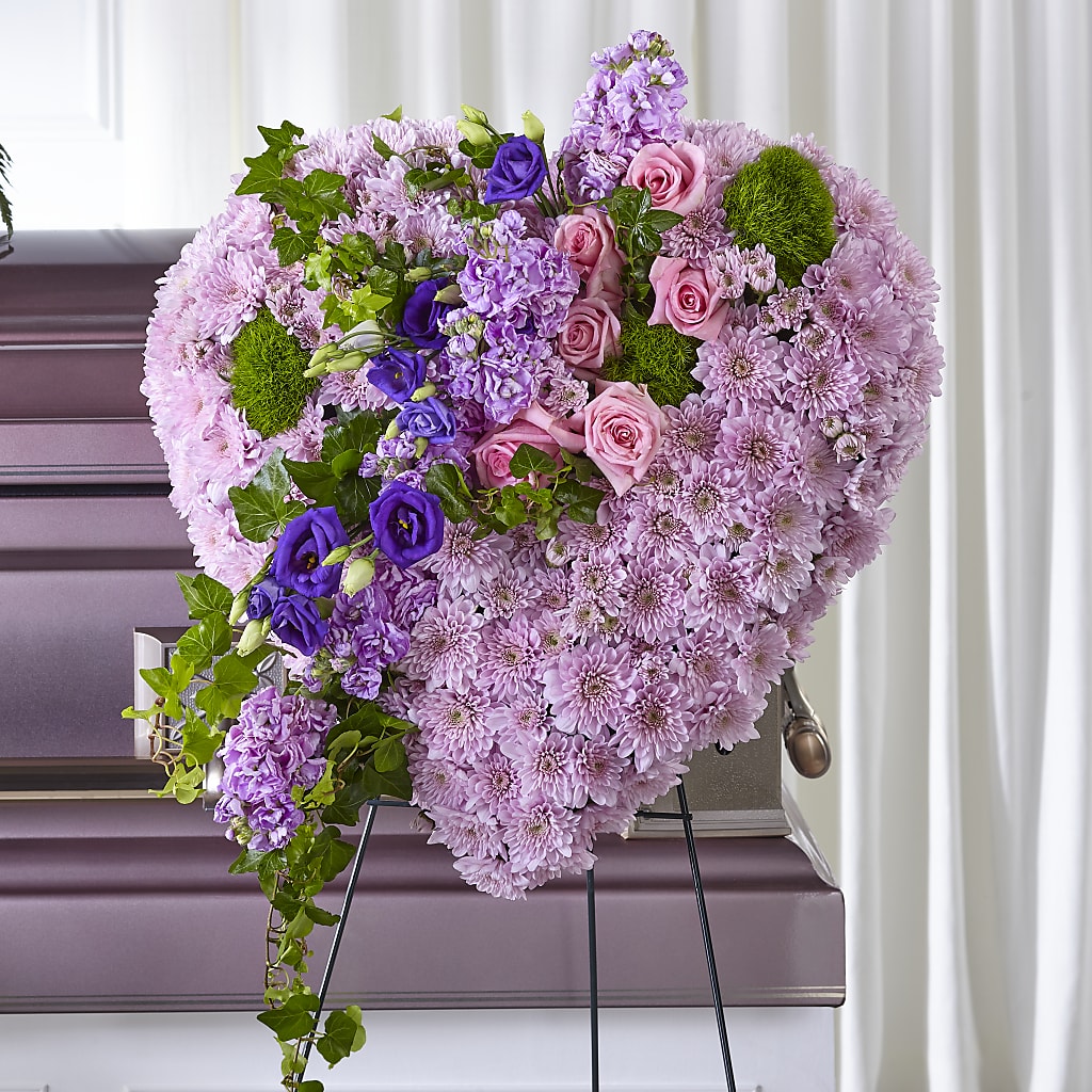 Treasured Love Standing Heart – Waddington Blooms, Waddington NY