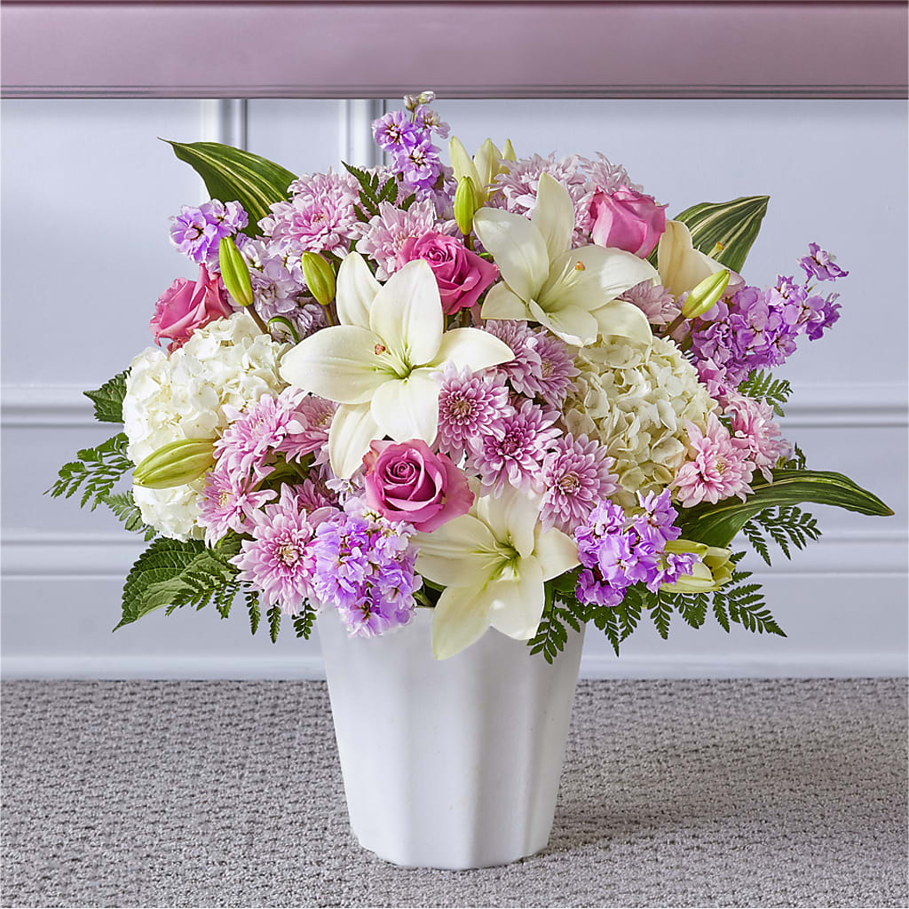 Heaven Sent Floor Basket – Waddington Blooms, Waddington NY