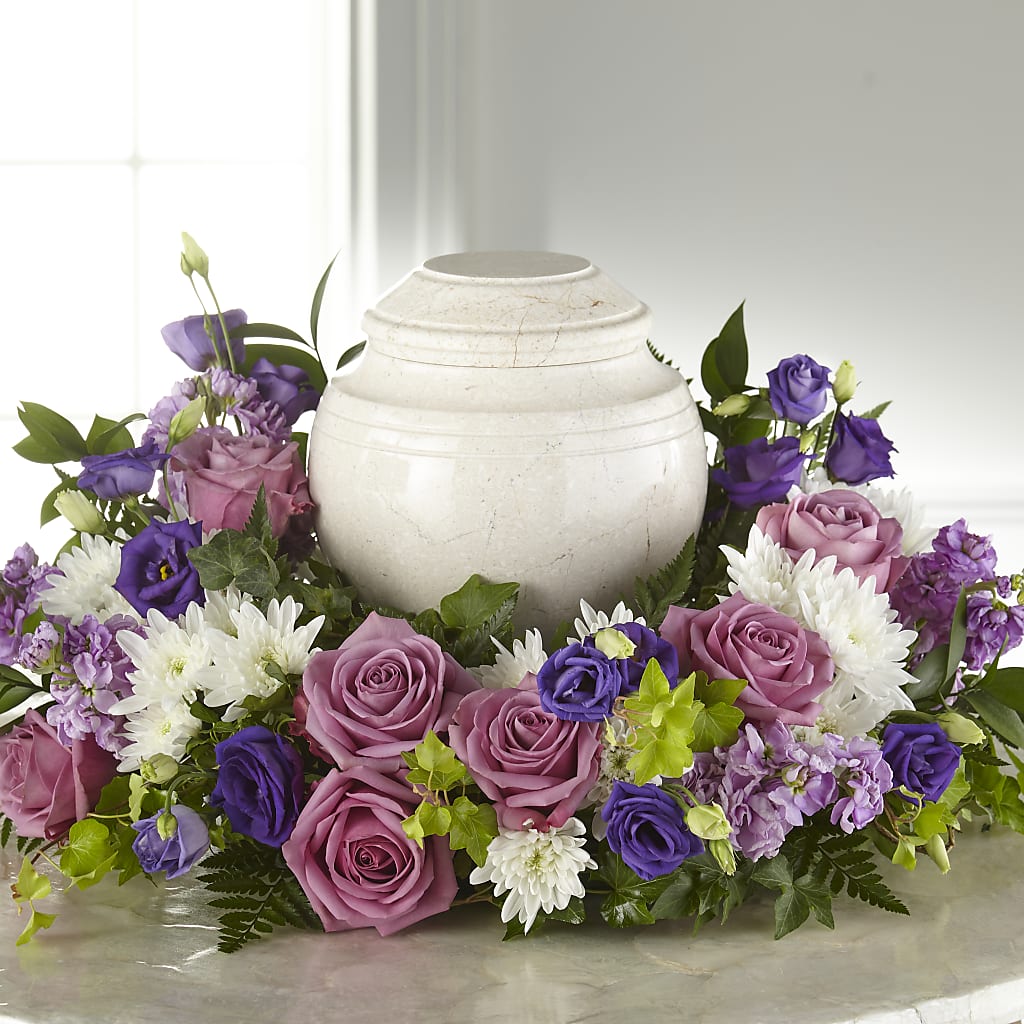 Blooming Sympathy Cremation Adornment – Waddington Blooms, Waddington NY