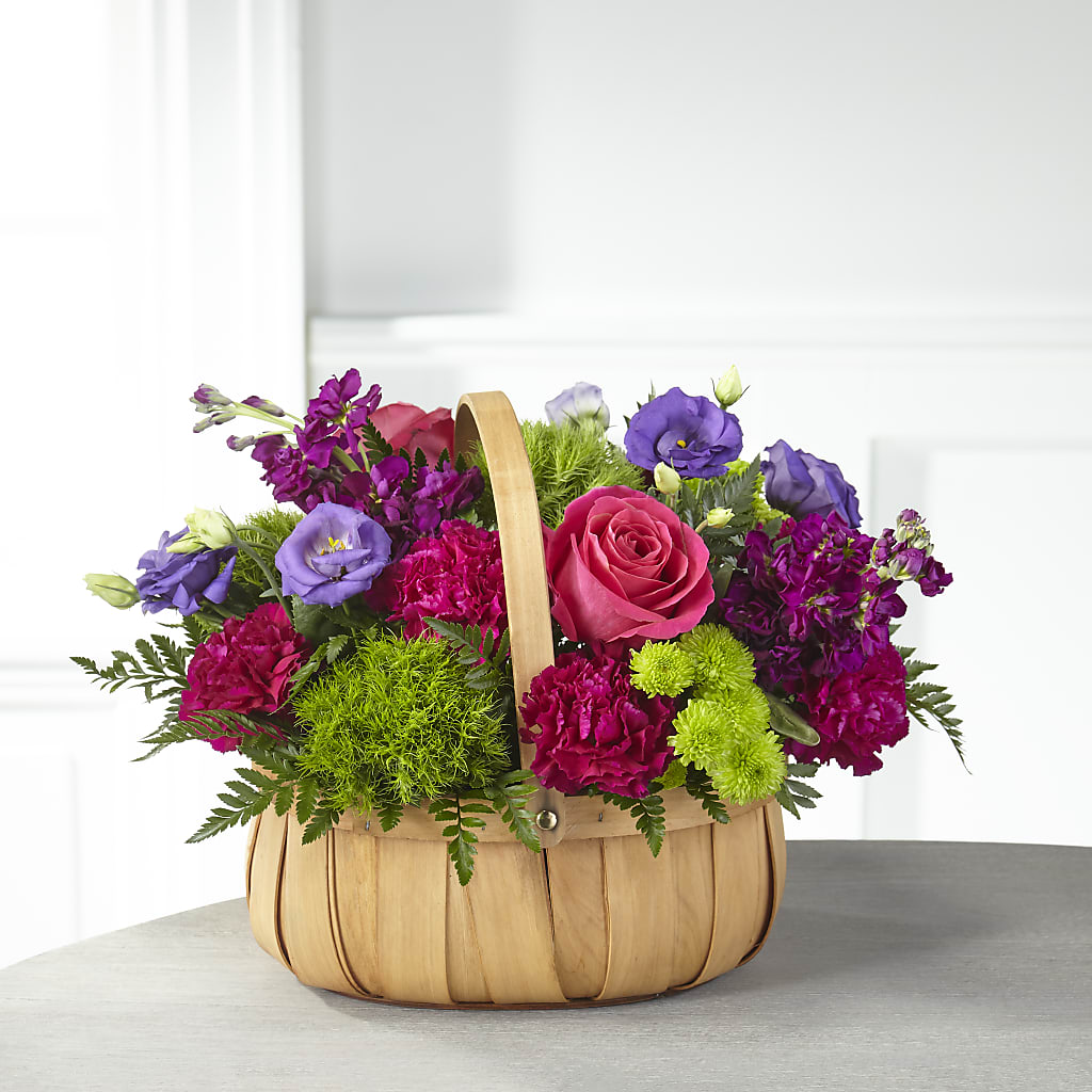 Serene Sanctuary Basket – Waddington Blooms, Waddington NY