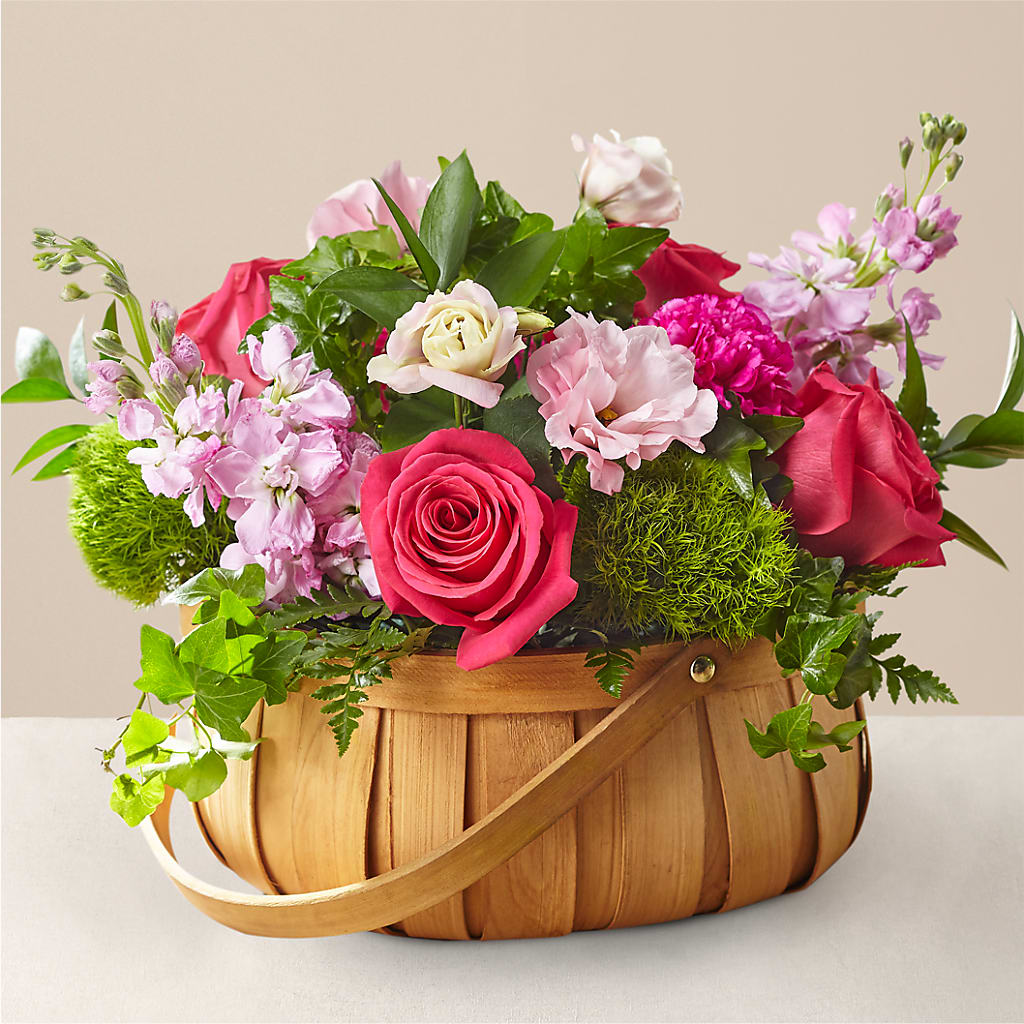 Radiance in Bloom Basket – Waddington Blooms, Waddington NY