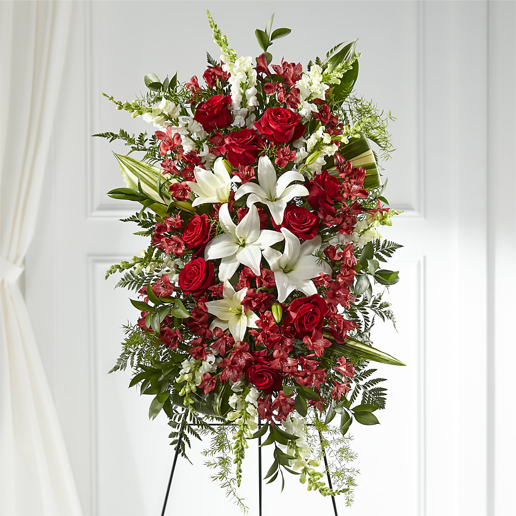 Everlasting Memory Standing Spray – Waddington Blooms, Waddington NY