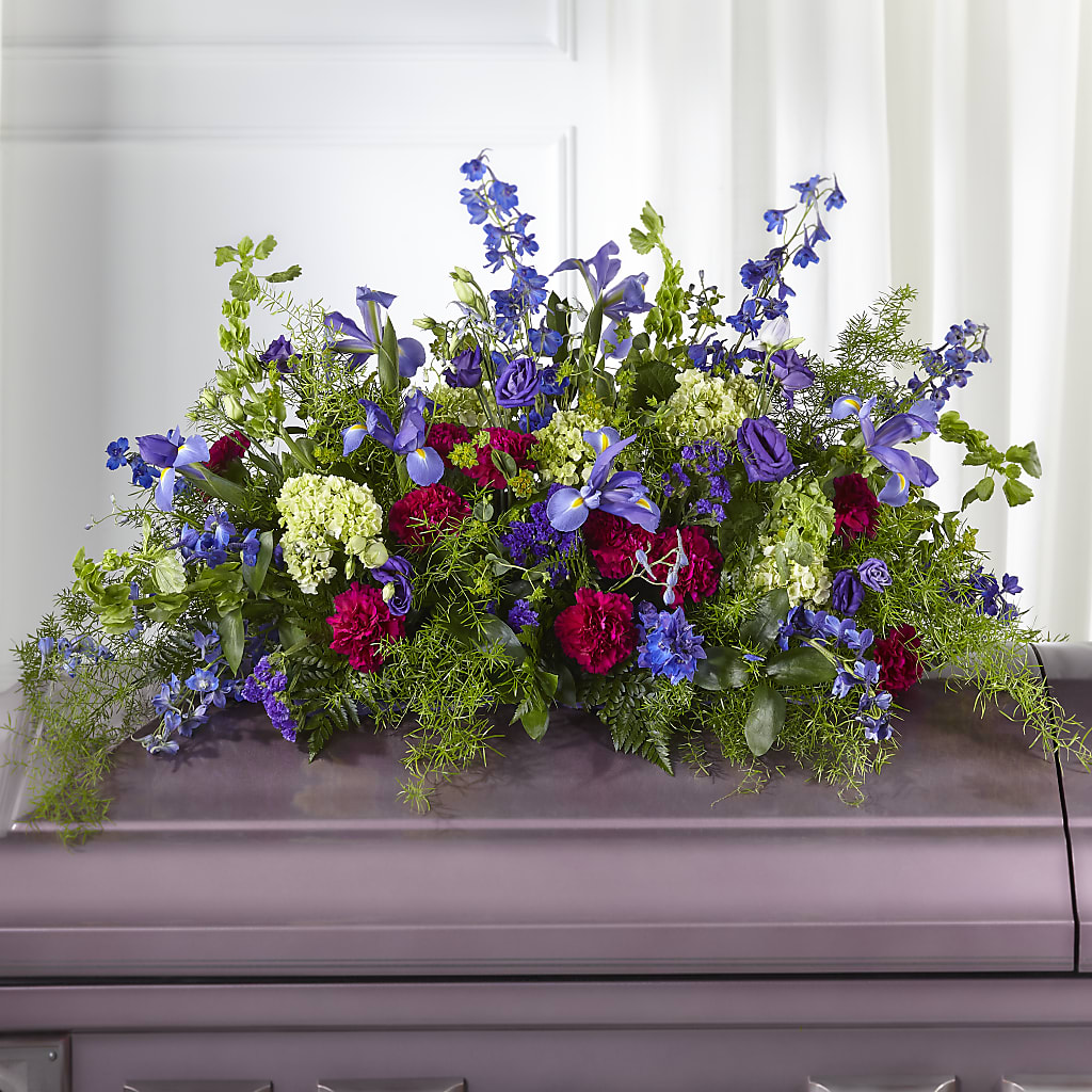 Always Treasured Casket Spray – Waddington Blooms, Waddington NY