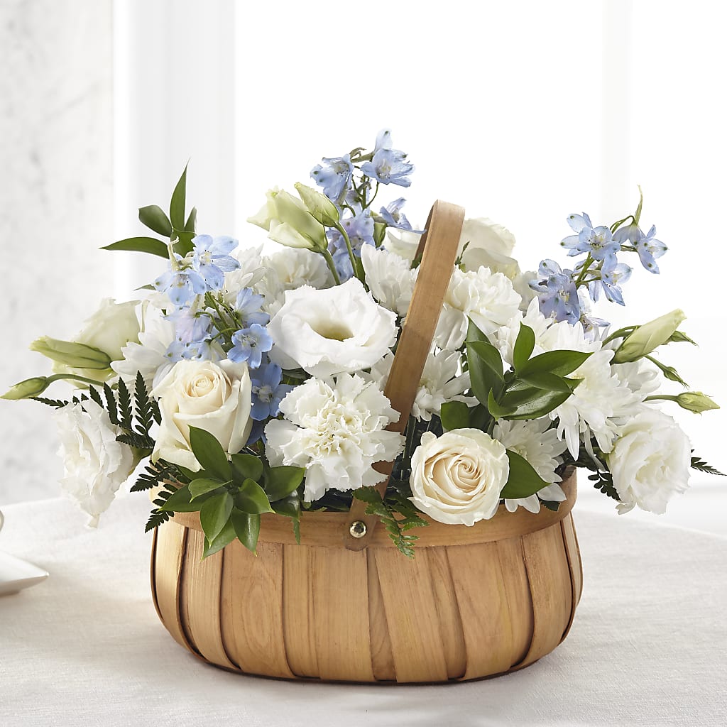 Sincerely Heartfelt Basket – Waddington Blooms, Waddington NY