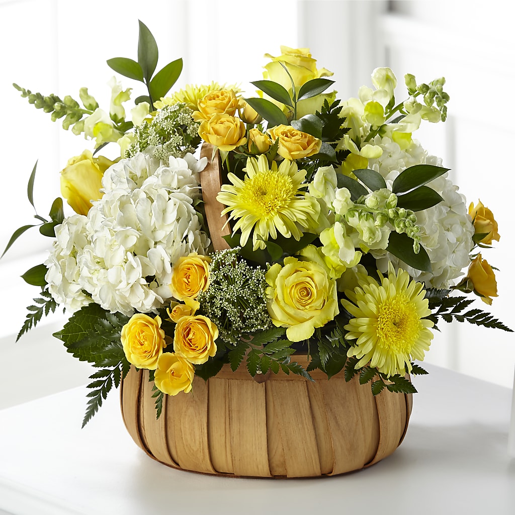 Rustic Remembrance Basket – Waddington Blooms, Waddington NY