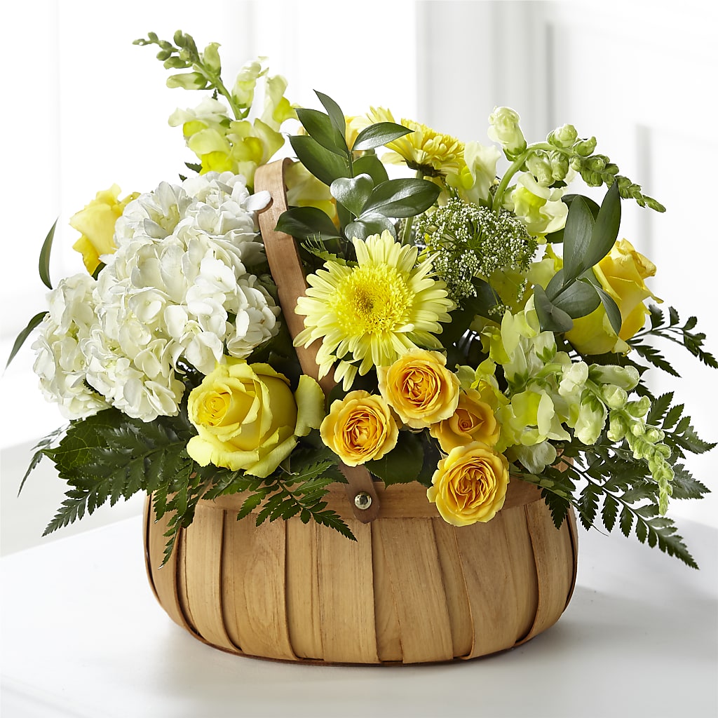 Rustic Remembrance Basket – Waddington Blooms, Waddington NY