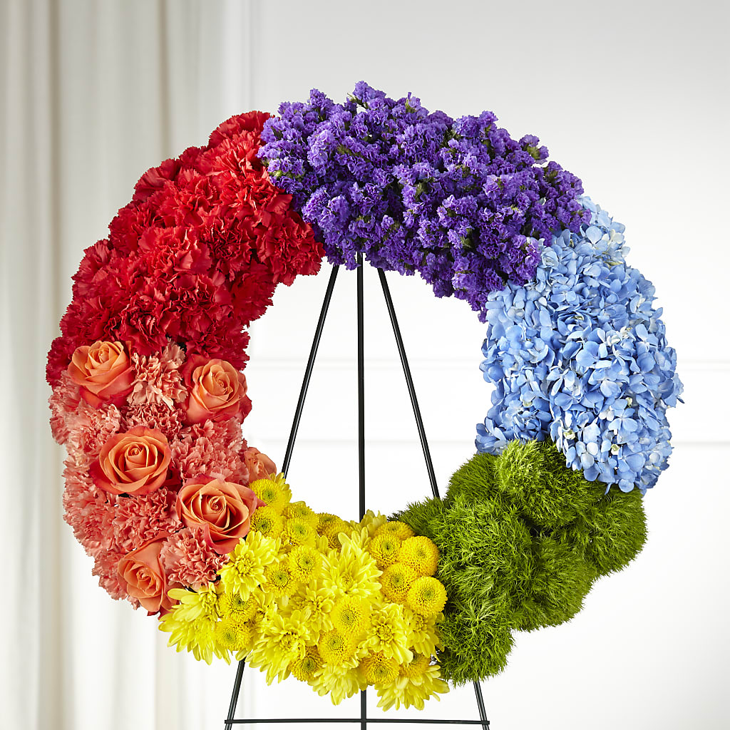 Circle of Love Wreath – Waddington Blooms, Waddington NY