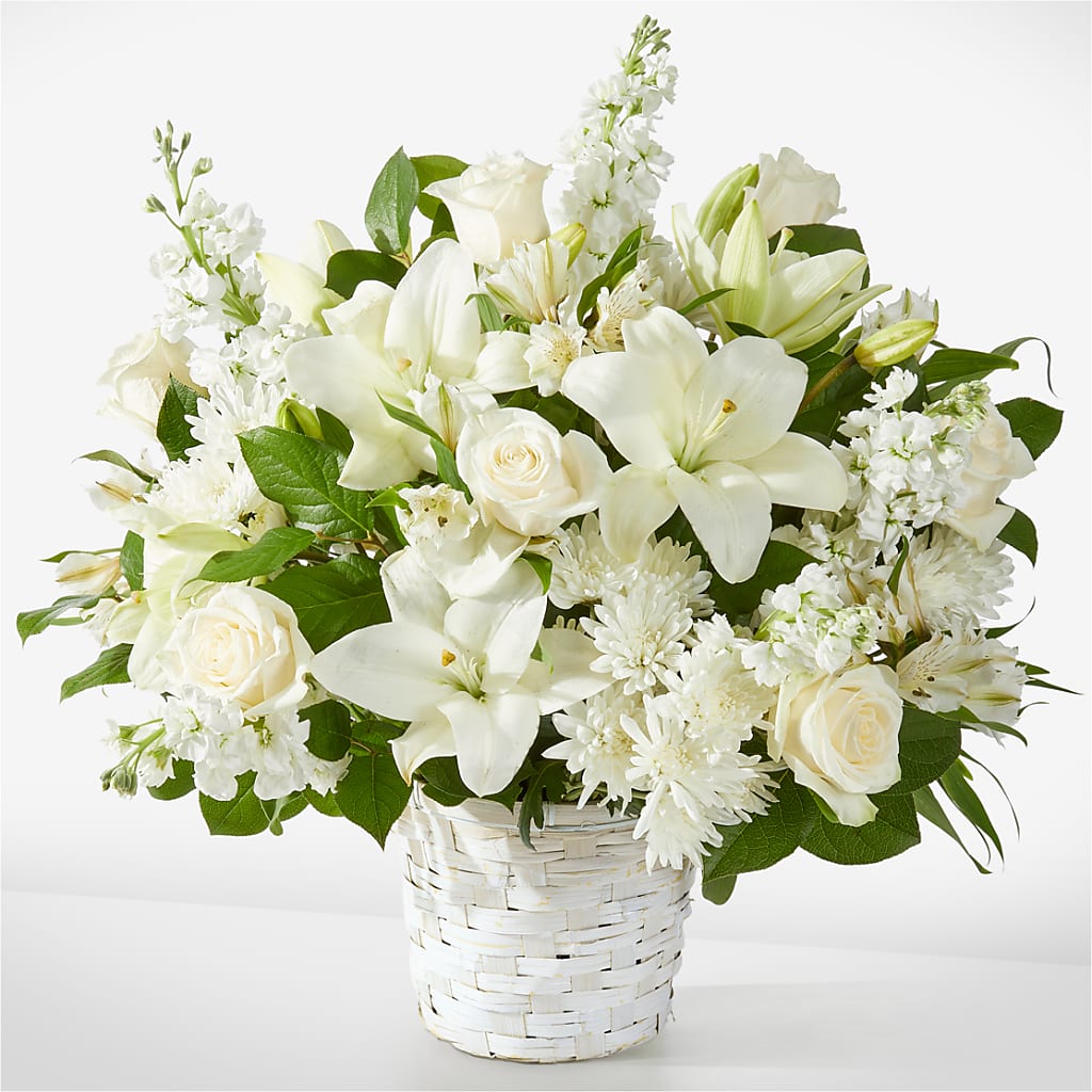 Peaceful Reflections Arrangement – Waddington Blooms, Waddington NY