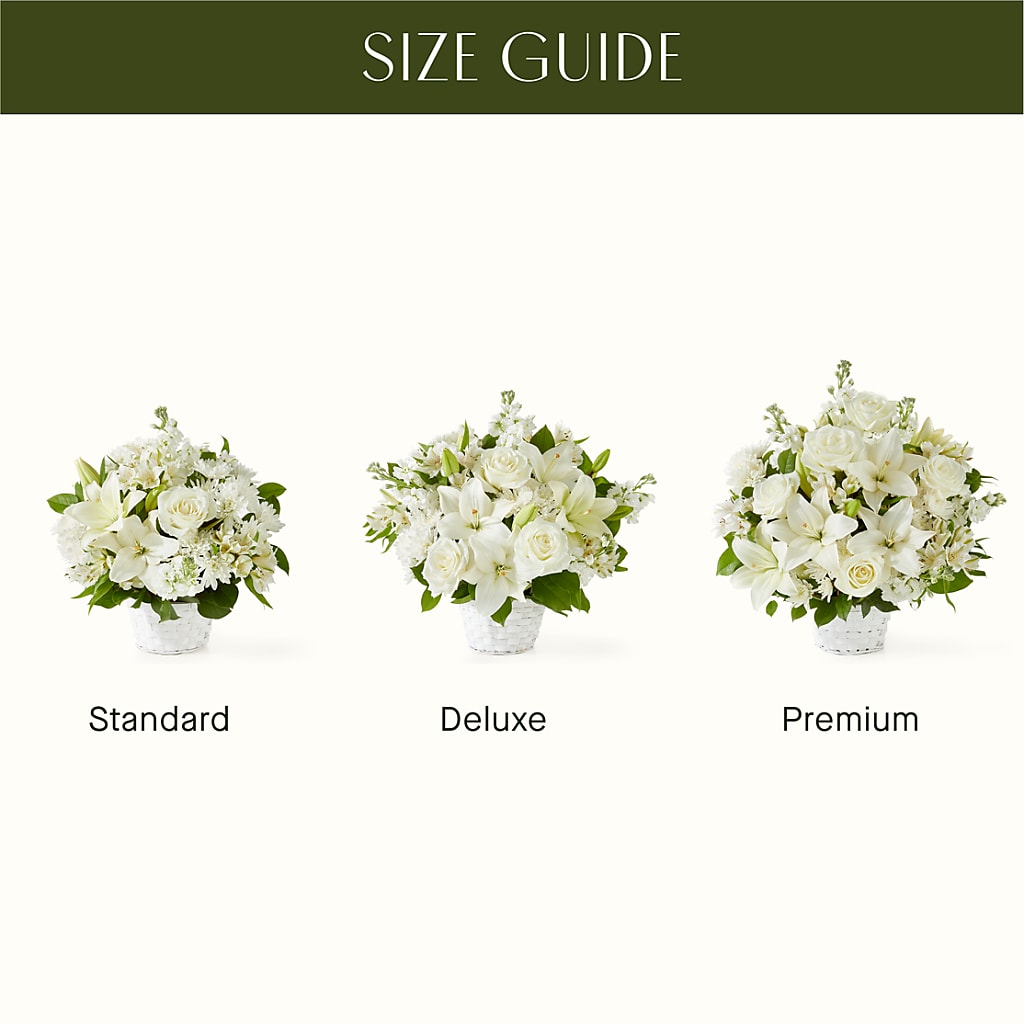 Peaceful Reflections Arrangement – Waddington Blooms, Waddington NY