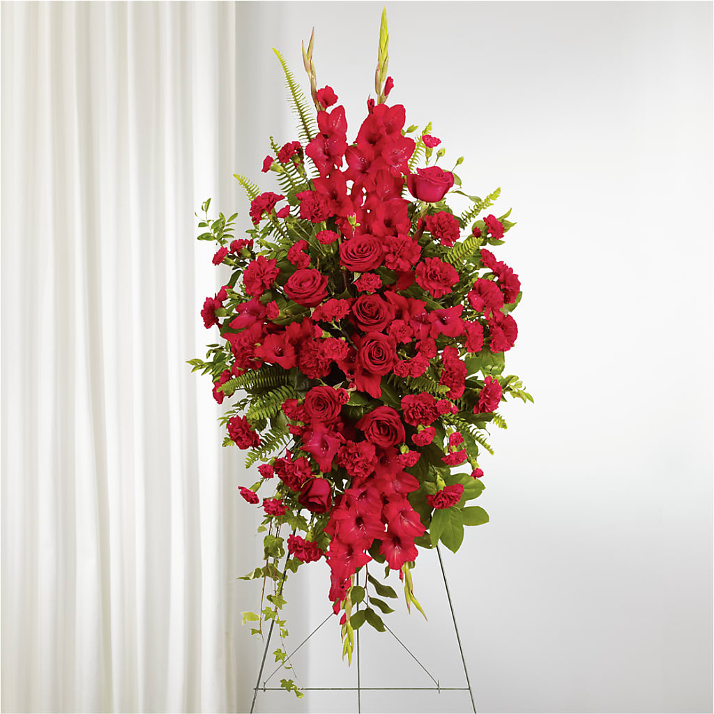 From the Heart Standing Spray – Waddington Blooms, Waddington NY