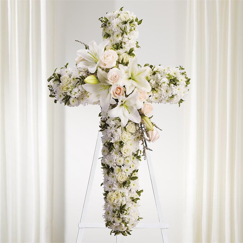 Spiritual Guidance Standing Spray – Waddington Blooms, Waddington NY