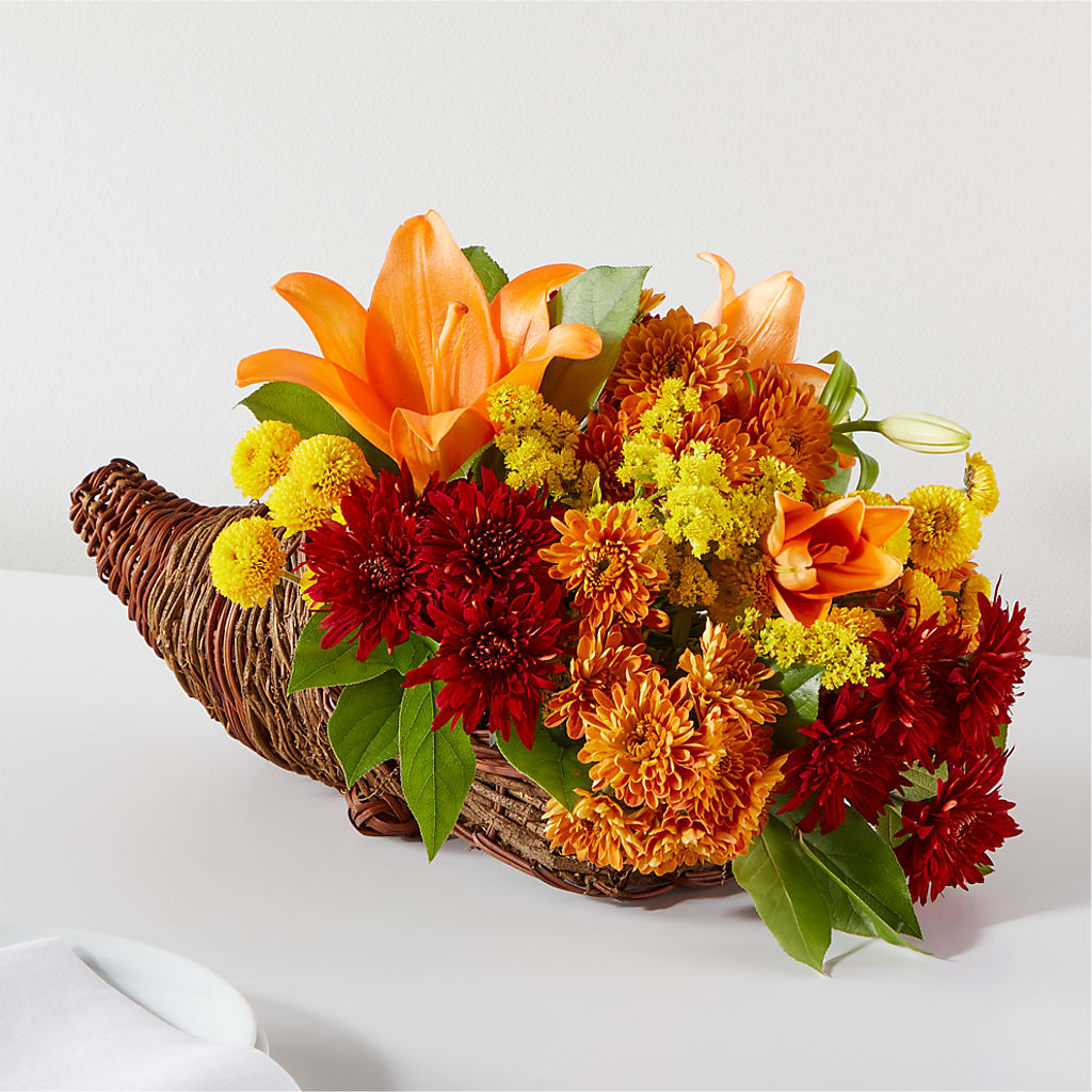 Bouquet of Blessings Cornucopia – Waddington Blooms, Waddington NY