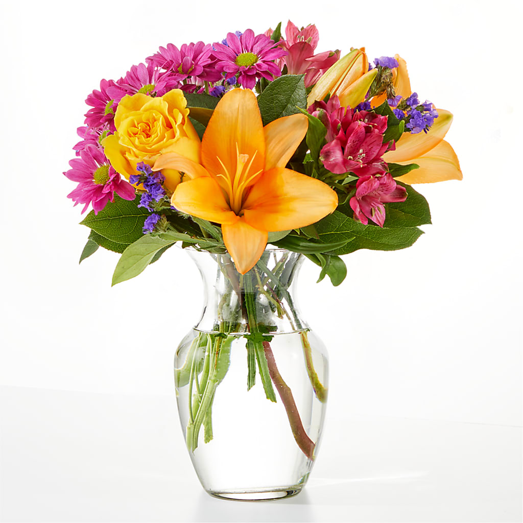 Colorful Visions Bouquet – Waddington Blooms, Waddington NY