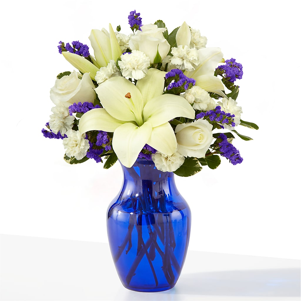 Sapphire Rush Bouquet – Waddington Blooms, Waddington NY