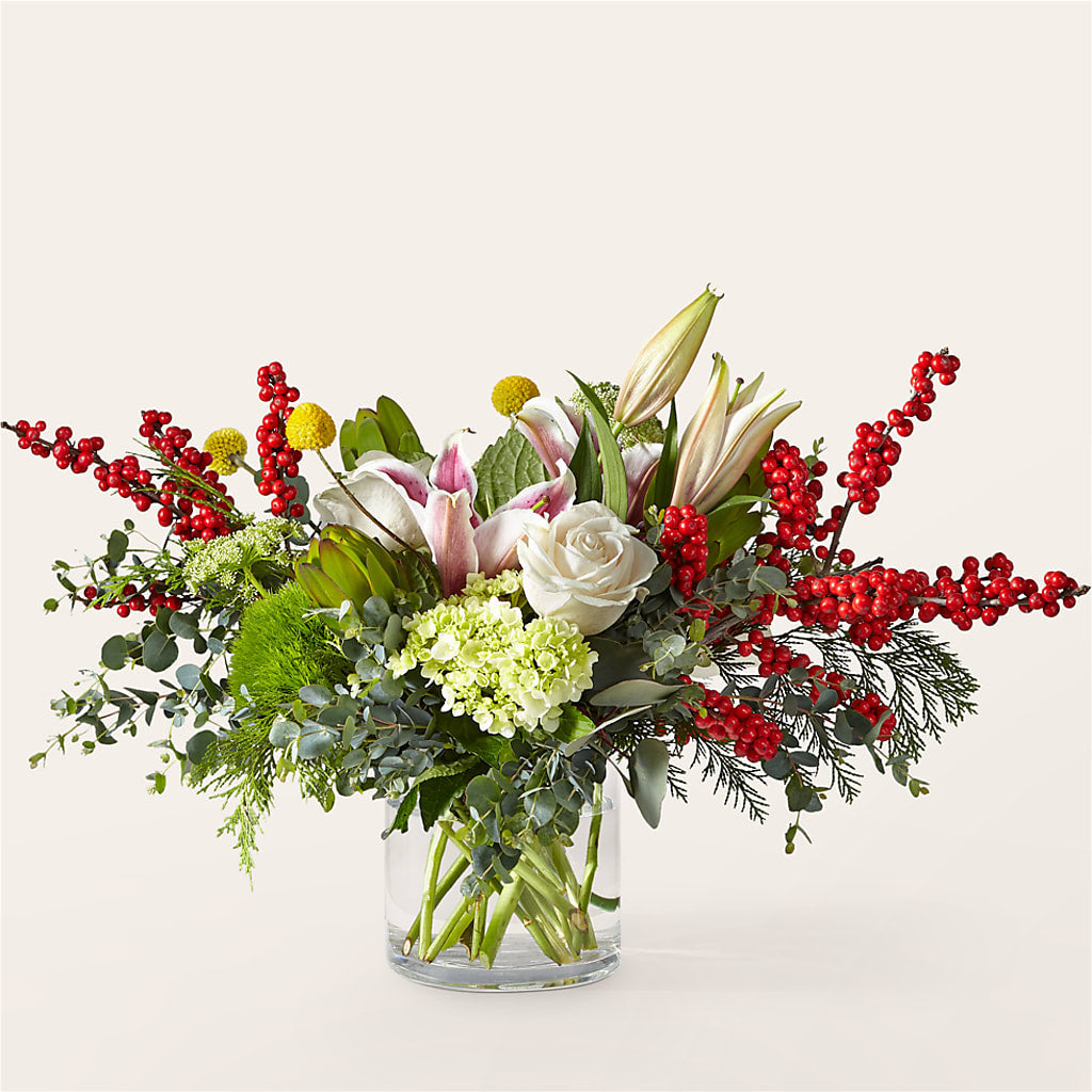 Berry & Bright Bouquet – Waddington Blooms, Waddington NY