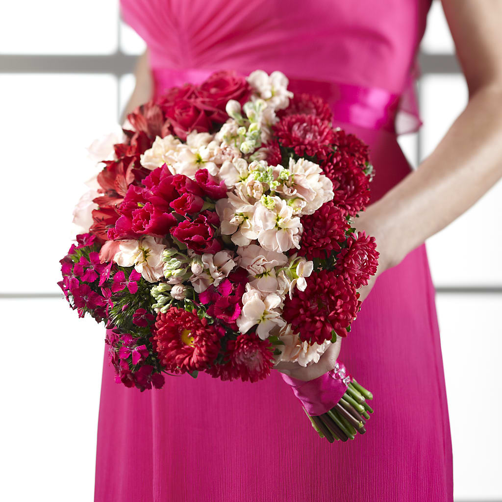 Pink Effervescence Bouquet – Waddington Blooms, Waddington NY