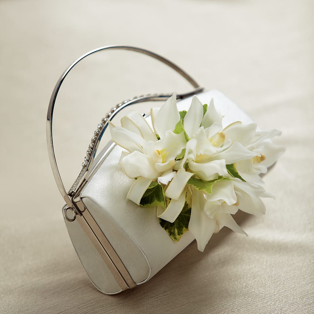 White Purse Decor – Waddington Blooms, Waddington NY