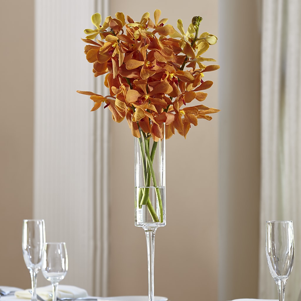 Orange Mokara Bouquet – Waddington Blooms, Waddington NY