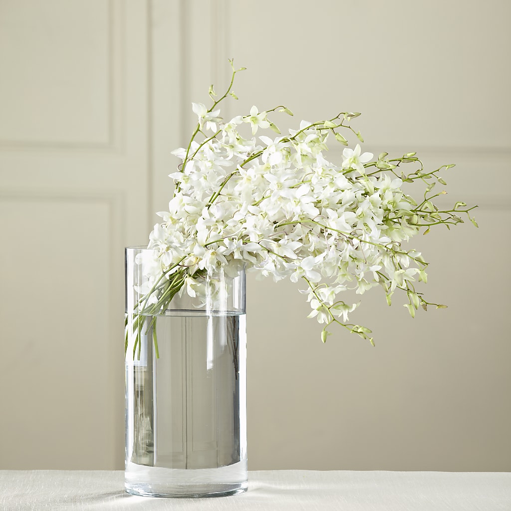 White Dendrobium Bouquet – Waddington Blooms, Waddington NY