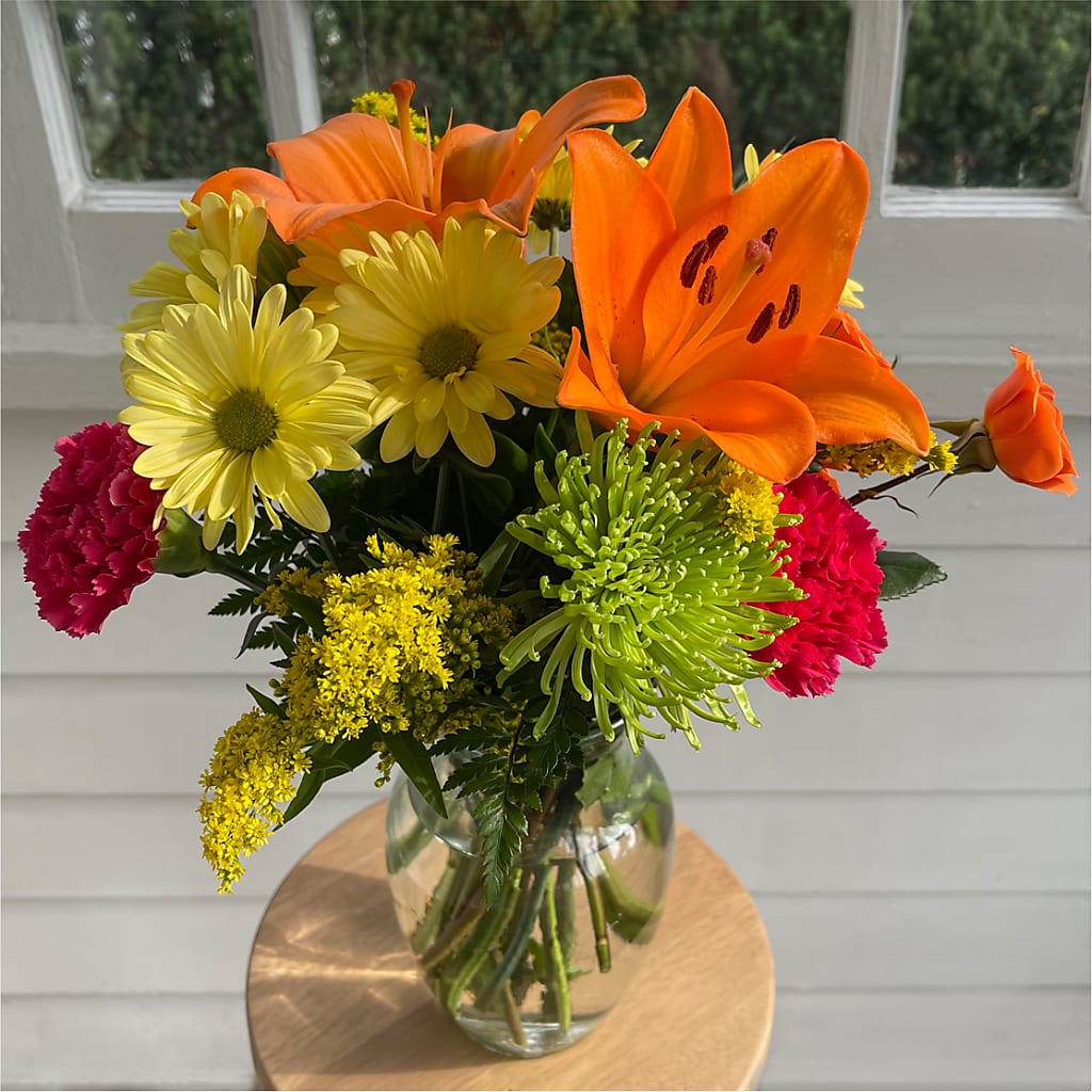 Bold & Bright – A Florist Original –  Waddington Blooms, Waddington NY