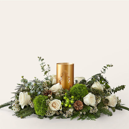 Chestnuts Roasting Centerpiece –  Waddington Blooms, Waddington NY