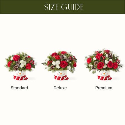 Jolly Snowman Bouquet –  Waddington Blooms, Waddington NY