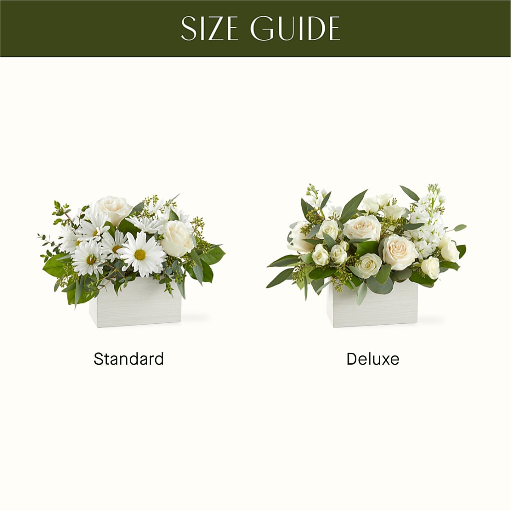 Fresh Linen Box Bouquet –  Waddington Blooms, Waddington NY