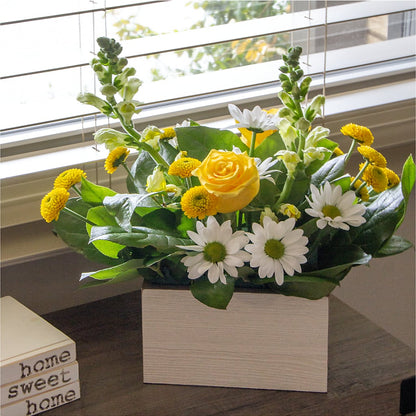 Sun Salutation Box Bouquet –  Waddington Blooms, Waddington NY