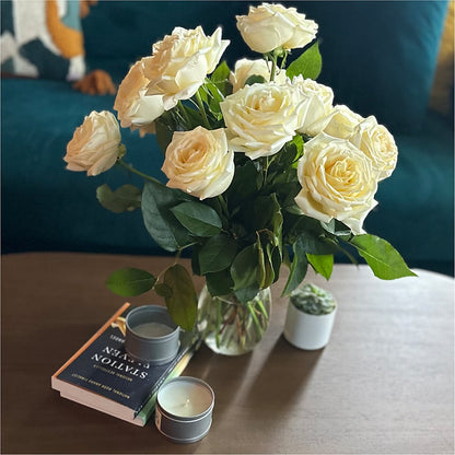 Long Stem Yellow Rose Bouquet –  Waddington Blooms, Waddington NY