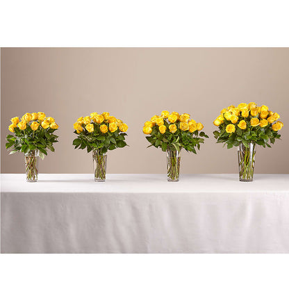 Long Stem Yellow Rose Bouquet –  Waddington Blooms, Waddington NY