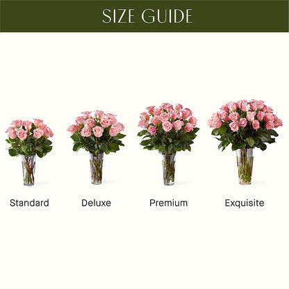 Long Stem Pink Rose Bouquet –  Waddington Blooms, Waddington NY
