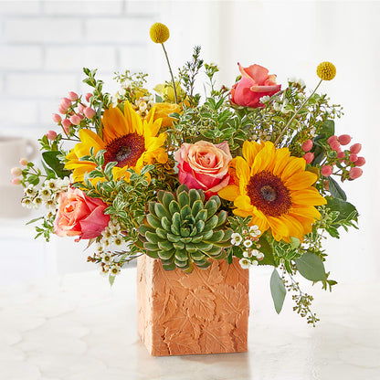 Sunflower Season Bouquet –  Waddington Blooms, Waddington NY